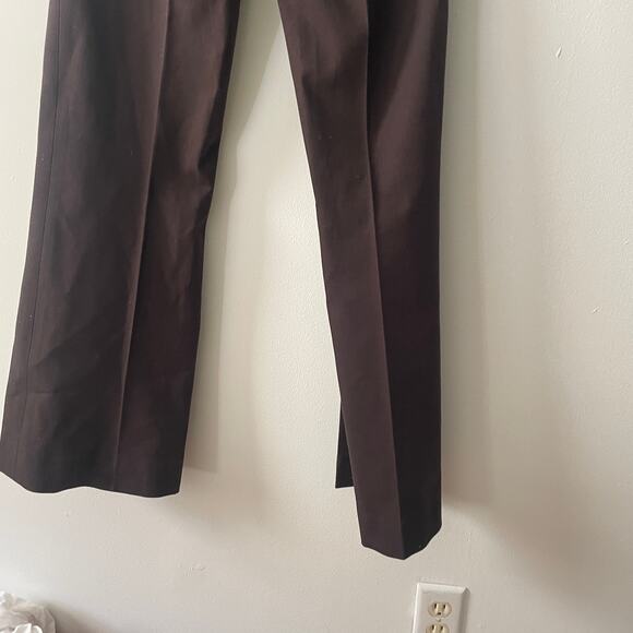 NWOT FRAME Le High Flare Trouser in Americano Chocolate Brown Sz 8 - Picture 14 of 14